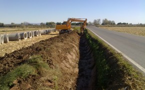 Recubrimiento acequia Borja - Obra hidráulica - Solceq