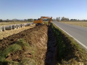 Recubrimiento acequia Borja - Obra hidráulica - Solceq