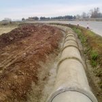 Recubrimiento acequia Borja - Obra hidráulica - Solceq