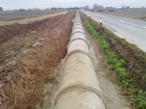 Recubrimiento acequia Borja - Obra hidráulica - Solceq