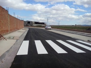 Calzada en Alfamén - Obra urbanización - Solceq