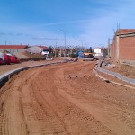 Calzada en Alfamén - Obra urbanización - Solceq