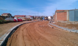 Calzada en Alfamén - Obra urbanización - Solceq