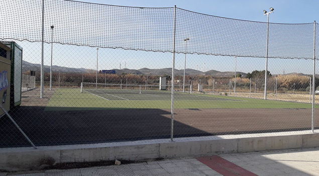 Construcción pista de Tenis El Burgo de Ebro